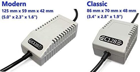 C128 PSU Modern Black US - استبدال مصدر الطاقة Commodore 128، قابس أمريكي in Kuwait