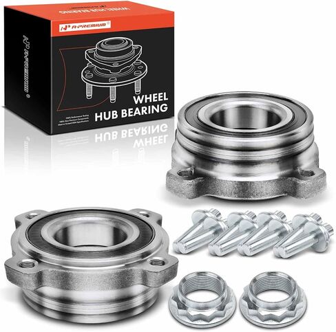 A-Premium 2 × محمل العجلة الأمامية ومجموعة المحور المتوافقة مع BMW - 1997-2010 - 525i 528i 530i 535i 535i GT 535xi 540i 545i 550i 550i GT M5 in Saudi Arabia