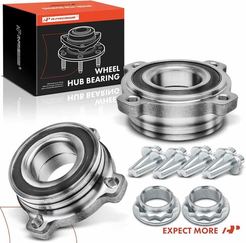 A-Premium 2 × محمل العجلة الأمامية ومجموعة المحور المتوافقة مع BMW - 1997-2010 - 525i 528i 530i 535i 535i GT 535xi 540i 545i 550i 550i GT M5 in Saudi Arabia