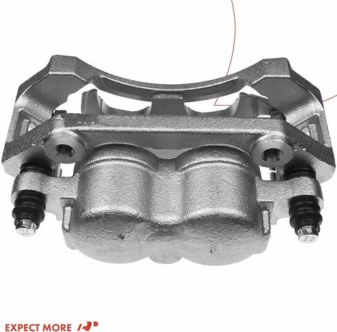 مجموعة فرجار قرص الفرامل A-Premium مع دعامة متوافقة مع موديلات مختارة من Ford - E-150/Econoline 2004-2006، E-150 Club Wagon 2004-2005 - جانب السائق الأيسر الأمامي in Saudi Arabia