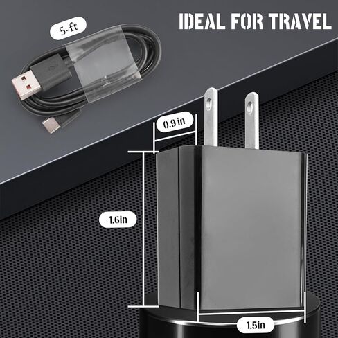 كابل شحن سريع لجهاز Kindle (إصدار 2019، 2020، 2021، 2022، الجيل التاسع، العاشر، الحادي عشر، الثاني عشر) Fire HD 7 8 9 10 Tablet Pro Plus، سلك كابل شحن USB C من Paperwhite Signature Edition -5 قدم in Kuwait