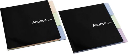 كتيب ملاحظات لاصقة مقسم شفاف، علامة تبويب صفحات ذاتية اللصق شفافة من موراندي، سهلة النشر للمدرسة، المكتب، دفتر الملاحظات، ألوان متنوعة، كتيبان/حزمة in Kuwait