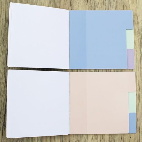 كتيب ملاحظات لاصقة مقسم شفاف، علامة تبويب صفحات ذاتية اللصق شفافة من موراندي، سهلة النشر للمدرسة، المكتب، دفتر الملاحظات، ألوان متنوعة، كتيبان/حزمة in Kuwait