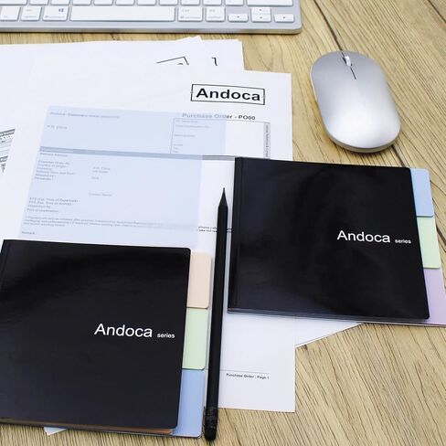 كتيب ملاحظات لاصقة مقسم شفاف، علامة تبويب صفحات ذاتية اللصق شفافة من موراندي، سهلة النشر للمدرسة، المكتب، دفتر الملاحظات، ألوان متنوعة، كتيبان/حزمة in Kuwait