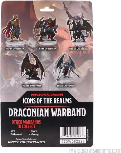 أيقونات WizKids D&D لشخصيات مصغرة من جيش دراكونيان من ذا ريلمز in Saudi Arabia