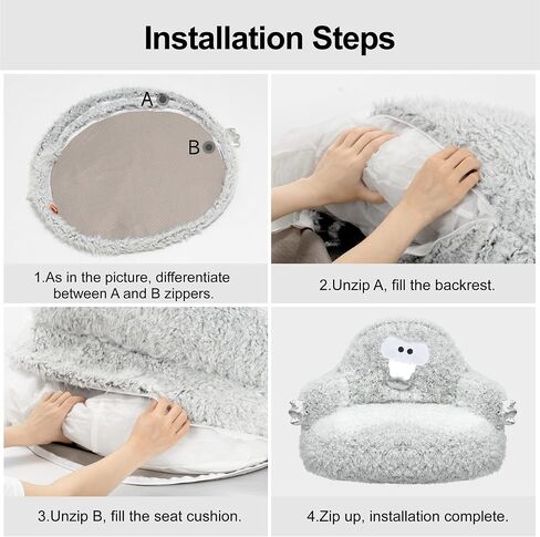 MEWOOFUN Cute Plush Cat Bed, Indoor High Cushion Donut Donut Puppy Bed, Cozy Pet Sofa for Small Dogs and Cats Cartoon Soft Bed in Saudi Arabia
