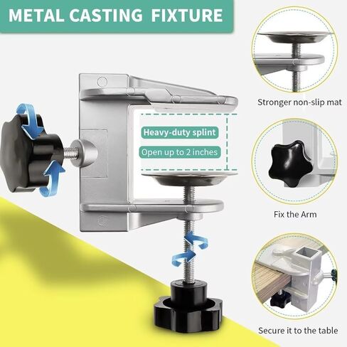 Dog Grooming Table Arm - 37" Dog Grooming Arm Dog Grooming Stand with Loop Noose Foldable Dog Grooming Harness for Small Medium Dogs (Silver) in Kuwait