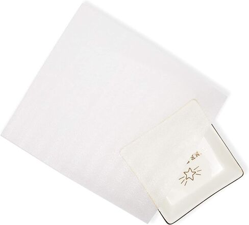 75 عبوة من أكياس التعبئة الإسفنجية لمستلزمات النقل والمكاتب والشحن، وألواح إسفنجية واقية مبطنة للنظارات والأكواب والأكواب والصين والأطباق والحلي (7 × 7.8 بوصة) in Kuwait