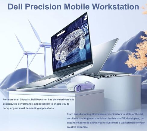 Dell Precision 7000 7670 Mobile Workstation (RTX A3000 12GB GPU, 16" FHD+, Intel 16-Core i7-12850HX, 64GB RAM, 1TB SSD), Laptop for Business, Designer, Architect, Win 11 Pro, 3-YR WRT, w/AI Copilot in Saudi Arabia