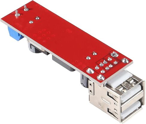 10pcs DC-DC Converter Buck Step-Down LM2596 Double USB Charger Power Supply Module DC-DC 9V/12V/24V/36V to 5V USB 3A. in Saudi Arabia