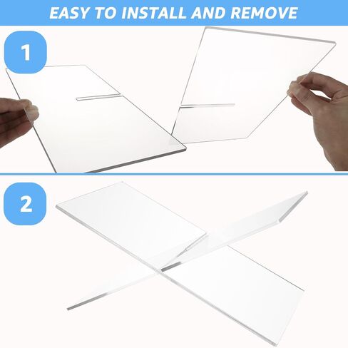 2 قطعة حامل كتب أكريليك، حامل عرض كتب مفتوح كبير مقاس 10.4 × 6.1 × 5.5 بوصة، حامل كتب أكريليك شفاف للعرض والقراءة، حامل كتب طاولة القهوة للكتب المدرسية، كتب الطبخ، المجلات، الوصفات in Saudi Arabia