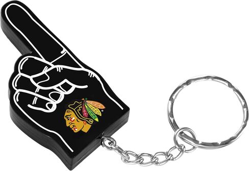FOCO NHL unisex-adult #1 Finger Keychain in Saudi Arabia