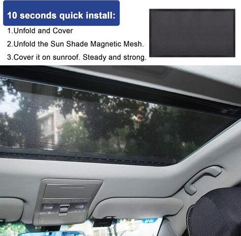 مظلة شمس بفتحة سقف كبيرة للنمل، غطاء سقف سيارة شبكي مغناطيسي قابل للتنفس، غطاء حماية من أشعة الشمس فوق البنفسجية للأطفال الرضع أثناء الرضاعة الطبيعية عند وقوف السيارات في الرحلات، والتخييم طوال الليل in Kuwait