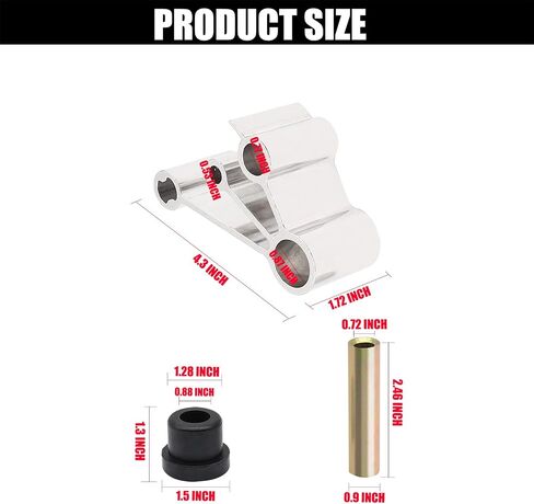 Drive-up Golf Cart Aluminium Alloy Rear Shackle Kit Bushing and Sleeves for 2014-Up Club Car Precedent Tempo and Onward G&E Models OEM 103964901 in Saudi Arabia