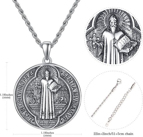 To My Son Gift Mens Necklaces Sterling Silvers Necklaces Pendant Charms For Necklaces With Chain Cross Crucifix Bible Prayer Necklaces Religious Amulet Jewelry Gift in Saudi Arabia