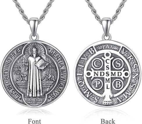 To My Son Gift Mens Necklaces Sterling Silvers Necklaces Pendant Charms For Necklaces With Chain Cross Crucifix Bible Prayer Necklaces Religious Amulet Jewelry Gift in Saudi Arabia