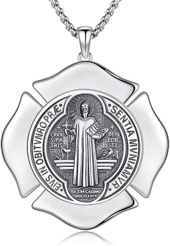 To My Son Gift Mens Necklaces Sterling Silvers Necklaces Pendant Charms For Necklaces With Chain Cross Crucifix Bible Prayer Necklaces Religious Amulet Jewelry Gift in Saudi Arabia