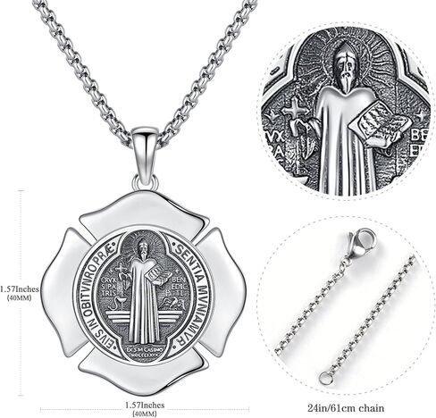 To My Son Gift Mens Necklaces Sterling Silvers Necklaces Pendant Charms For Necklaces With Chain Cross Crucifix Bible Prayer Necklaces Religious Amulet Jewelry Gift in Saudi Arabia