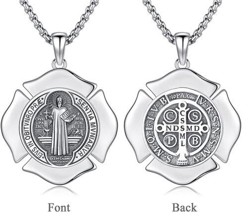 To My Son Gift Mens Necklaces Sterling Silvers Necklaces Pendant Charms For Necklaces With Chain Cross Crucifix Bible Prayer Necklaces Religious Amulet Jewelry Gift in Saudi Arabia