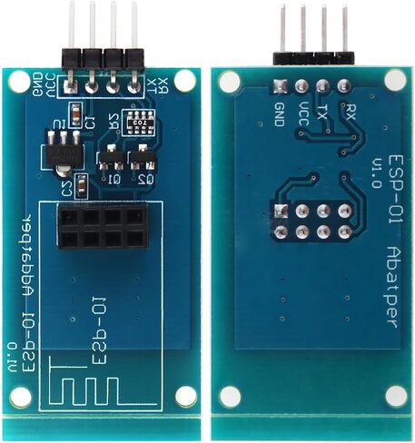 3Pcs ESP8266 Serial Wi-Fi Wireless ESP-01 Adapter Module 3.3V 5V Compatible for Arduino in Saudi Arabia