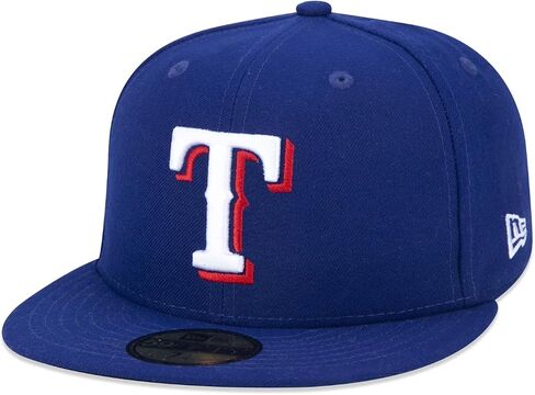 New Era 59FIFTY Texas Rangers MLB 2017 Authentic Collection On-Field Game Fitted Cap,Dark Blue,7.375 in Saudi Arabia
