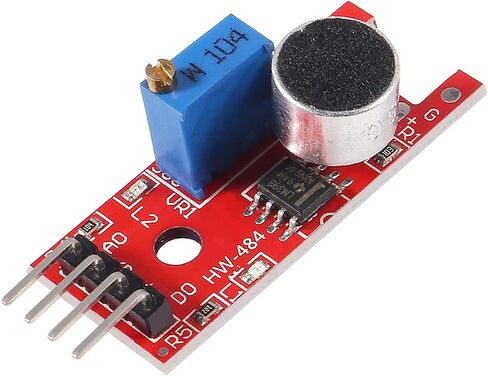 6pcs KY-037 4pin Voice Sound Detection Sensor Module Microphone Transmitter Smart Robot Car for arduino DIY Kit in Saudi Arabia