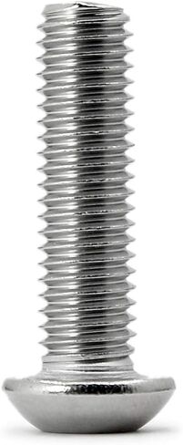 براغي براغي برأس مقبس 1/4-20 × 1/2 بوصة، 304 من الفولاذ المقاوم للصدأ 18-8، محرك ألين سداسي، خيط آلي بالكامل، لمسة نهائية لامعة، 50 قطعة in Kuwait