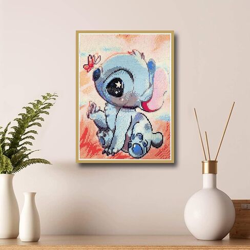 Diamond Painting Kits for Adults, Square Diamond Painting DIY 5D Full Drill Art Perfect for Relaxation and Home Wall Decor (12x16inch) in Saudi Arabia