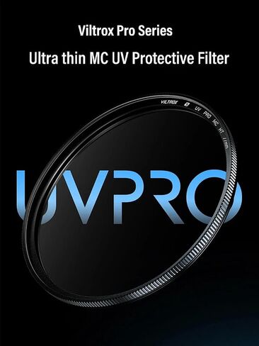 VILTROX 49mm MC UV Camera Lens Protection Filter,Ultra Slim 18 Layers Multi Coated High Definition Lens Filter for Canon Nikon Sony Fuji Camera Lens in Saudi Arabia