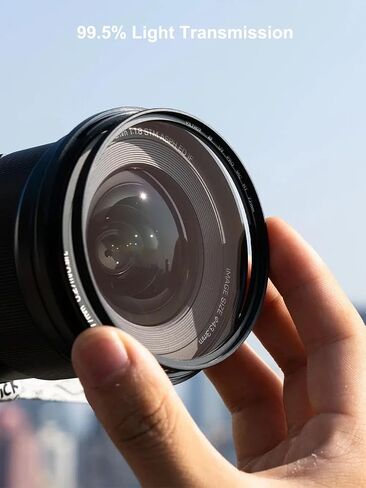 VILTROX 49mm MC UV Camera Lens Protection Filter,Ultra Slim 18 Layers Multi Coated High Definition Lens Filter for Canon Nikon Sony Fuji Camera Lens in Saudi Arabia