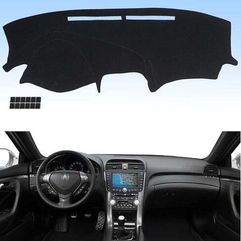 Dashboard Dash Cover Flannel Dash Mat Custom Compatible with 2004-2008 Acura TL, Anti-Glare, Anti-Reflection, No Peculiar Smell in Saudi Arabia