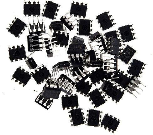 جامب بقالة 50 قطعة NE555P NE555 DIP-8 مؤقت ثنائي القطب IC in Kuwait