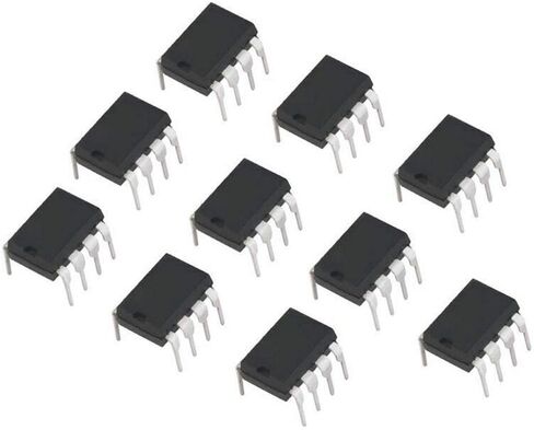 جامب بقالة 50 قطعة NE555P NE555 DIP-8 مؤقت ثنائي القطب IC in Kuwait