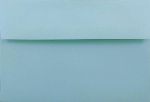 Blue Vibrant Pastel 25 Pack A6 (4-3/4 x 6-1/2) Envelopes for 4-1/2 x 6-1/4 Invitations Announcements Enclosures, Weddings Showers, Greeting Cards from The Envelope Gallery in Kuwait