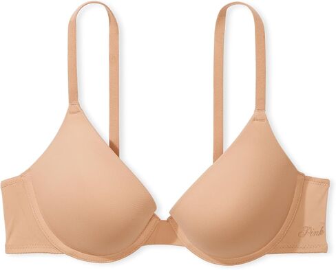 Victoria's Secret Pink Wear Everywhere Push Up Bra, Padded, Smoothing, Bras for Women, Purple (34B) in Saudi Arabia