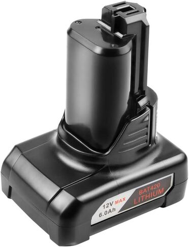 Fancy Buying 6Ah 12V BAT420 Battery Compatible with Bosch BAT420 BAT411 BAT411A BAT412A 2607336013 2607336014 Power Cordless Tools in Saudi Arabia