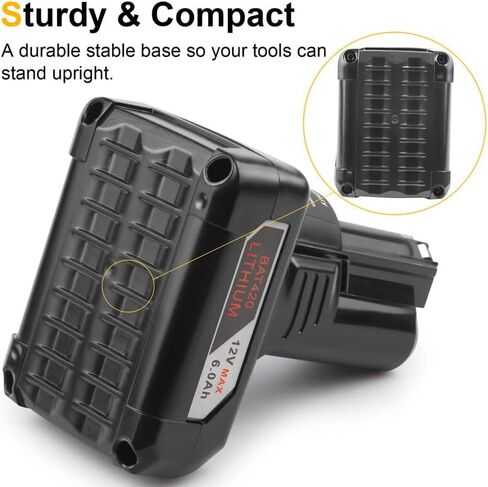 Fancy Buying 6Ah 12V BAT420 Battery Compatible with Bosch BAT420 BAT411 BAT411A BAT412A 2607336013 2607336014 Power Cordless Tools in Saudi Arabia