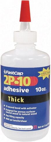 لاصق FastCap 2P-10 سميك للغاية للأشياء الصغيرة - تطبيق لجميع الأغراض - 4000 PSI شد وشفاف - 10 أونصة. - 80115 in Kuwait