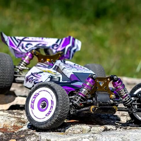 سيارة WLtoys 124019 RC، سيارة تحكم عن بعد بمقياس 1/12 2.4 جيجا هرتز، سيارة سباق عالية السرعة 4WD 60 كم/ساعة، سيارة الانجراف على الطرق الوعرة RTR مع هيكل من سبائك الألومنيوم، تروس من سبائك الزنك وبطاريتين in Kuwait