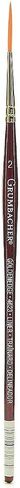 Grumbacher Goldenedge Golden Toray Liner Watercolor Brush, Synthetic Bristles, Size 2 (4623.2) in Kuwait