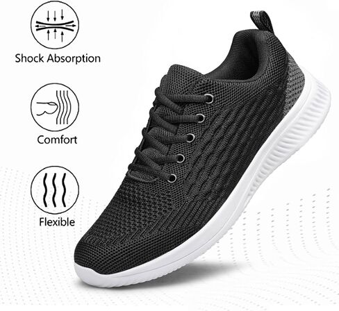 Mens Walking Shoes Non Slip Running Shoes Lightweight Tennis Shoes Breathable Workout Shoes Comfortable Fashion Sneakers in Saudi Arabia