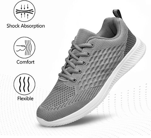 Mens Walking Shoes Non Slip Running Shoes Lightweight Tennis Shoes Breathable Workout Shoes Comfortable Fashion Sneakers in Saudi Arabia