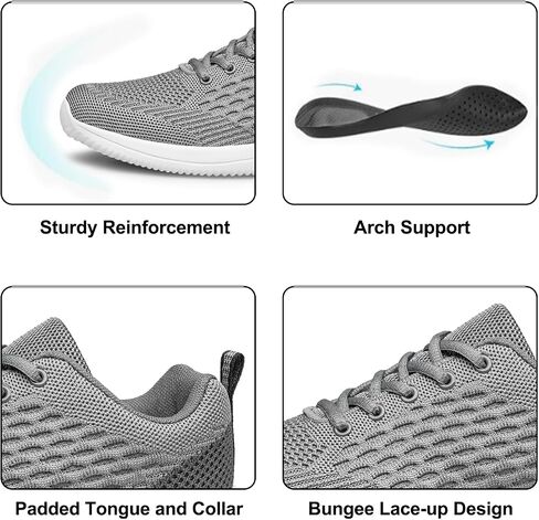 Mens Walking Shoes Non Slip Running Shoes Lightweight Tennis Shoes Breathable Workout Shoes Comfortable Fashion Sneakers in Saudi Arabia
