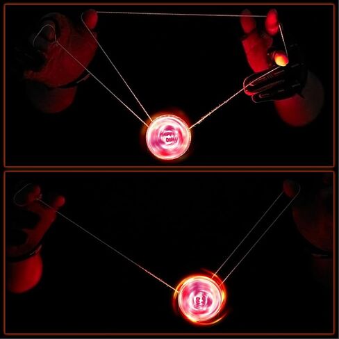 4 عبوات من Lewtemi Yo Yo للأطفال LED تضيء ألعاب الكرة المستجيبة للمبتدئين من YoYo Unicorn YoYo Pink YoYo Rainbow YoYo للأطفال والبنات الذين تتراوح أعمارهم بين 4-12 (طائرة) in Kuwait