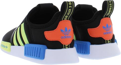 حذاء adidas NMD 360 للأولاد مقاس 10.5، اللون: أسود/أسود ليموني in Saudi Arabia