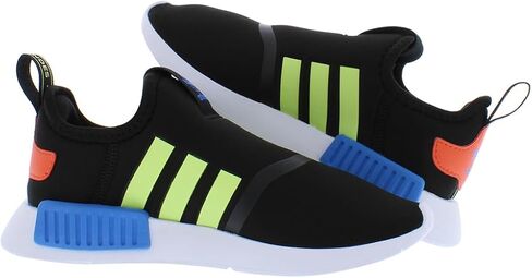 حذاء adidas NMD 360 للأولاد مقاس 10.5، اللون: أسود/أسود ليموني in Saudi Arabia
