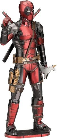 Metal Earth Fascinations Marvel Deadpool 3D Metal Model Kit Bundle with Tweezers in Saudi Arabia