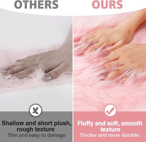 قطعتان من سجاد خزانة المدرسة، زينة خزانة صغيرة مقاس 30.48 سم × 30.48 سم للفتيات، سجادة ناعمة منفوشة مع ظهر مانع للانزلاق لتزيين خزانة المدرسة المتوسطة، تصوير جمالي للأظافر (وردي، أبيض) in Kuwait