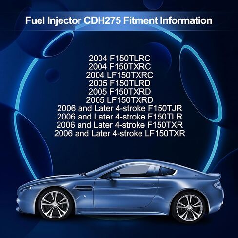 HiSport Fuel Injector CDH275 4 PCS Compatible with Yamaha Outboard F150 HP 63P1376100 in Saudi Arabia