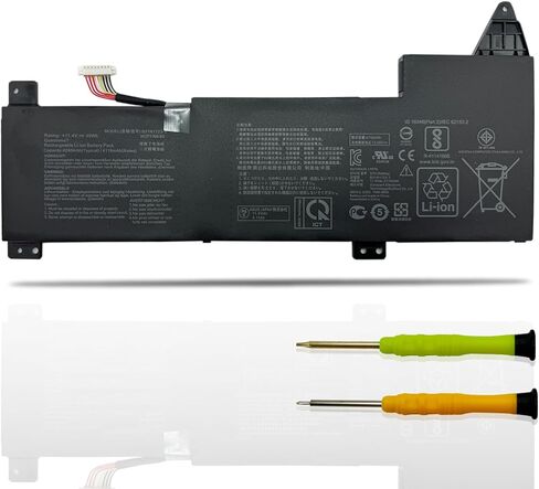 B31N1723 Laptop Battery Replacement for Asus VivoBook FX570UD FX570ZD FX570DD F570UD K570UD K570ZD R570UD R570ZD X570 X570DD X570UD X570ZD M570DD YX570ZD YX570UD A570ZD Series Notebook 0B200-02850000 in Kuwait